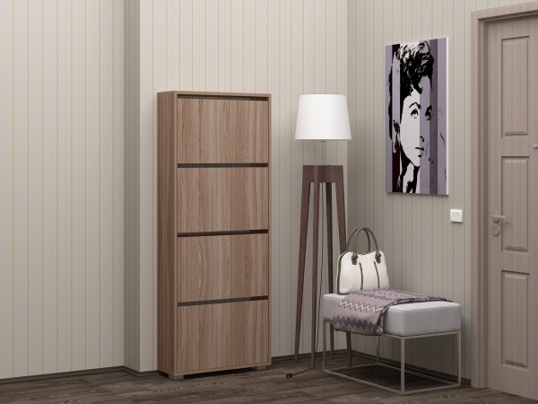 Обувница №3 Разные Цвета ЛДСП (Ш-650| В-1730 |Г-160)