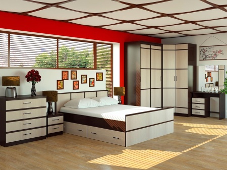 Спальный Гарнитур Сицилия №4 Венге/Белфорт