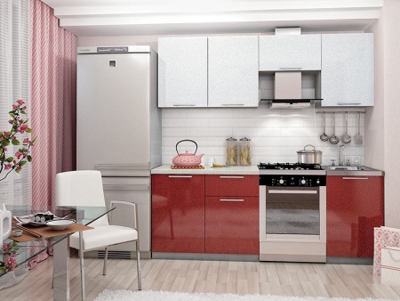 Кухонный Гарнитур София Олива Металлик 2100 мм